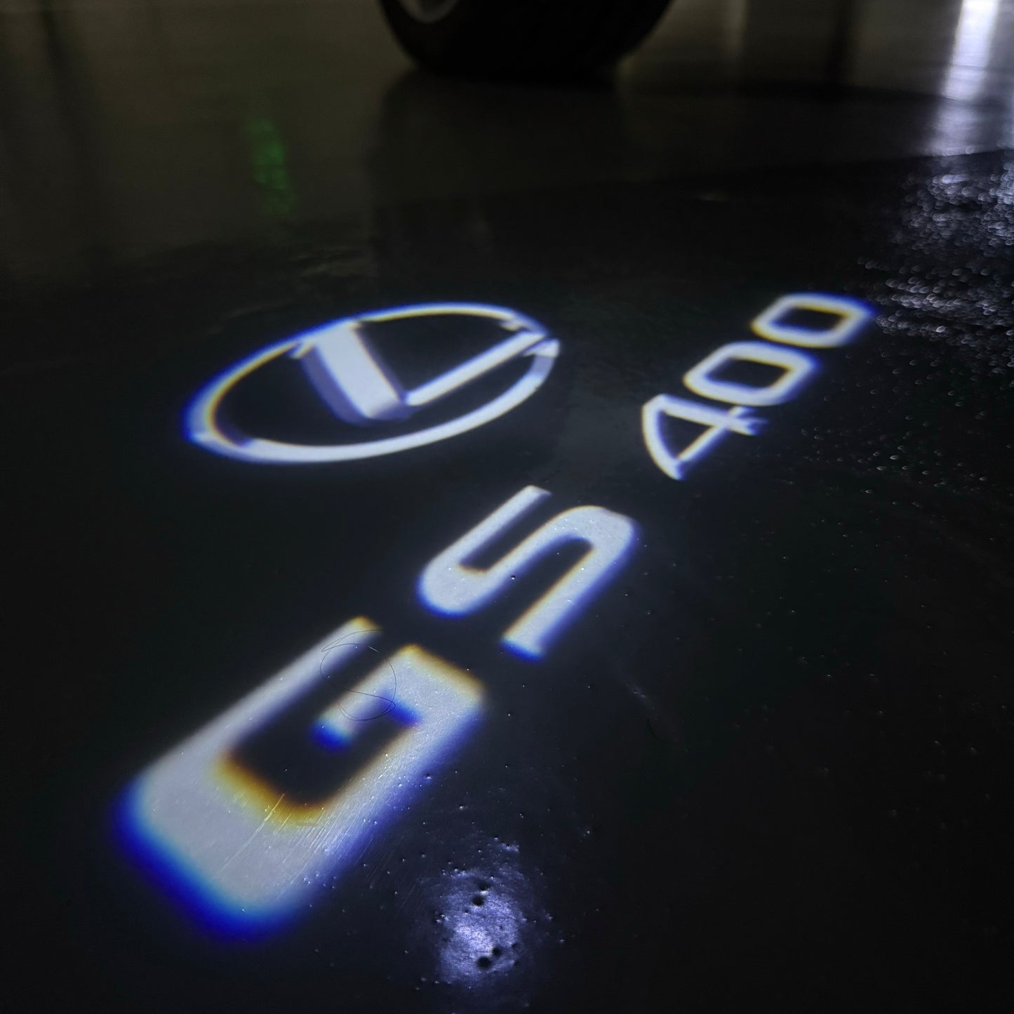 LEXUS GS 400 LOGO PROJECROTR LIGHTS (quantity 1 = 1 sets/2 door lights)Nr.01a71