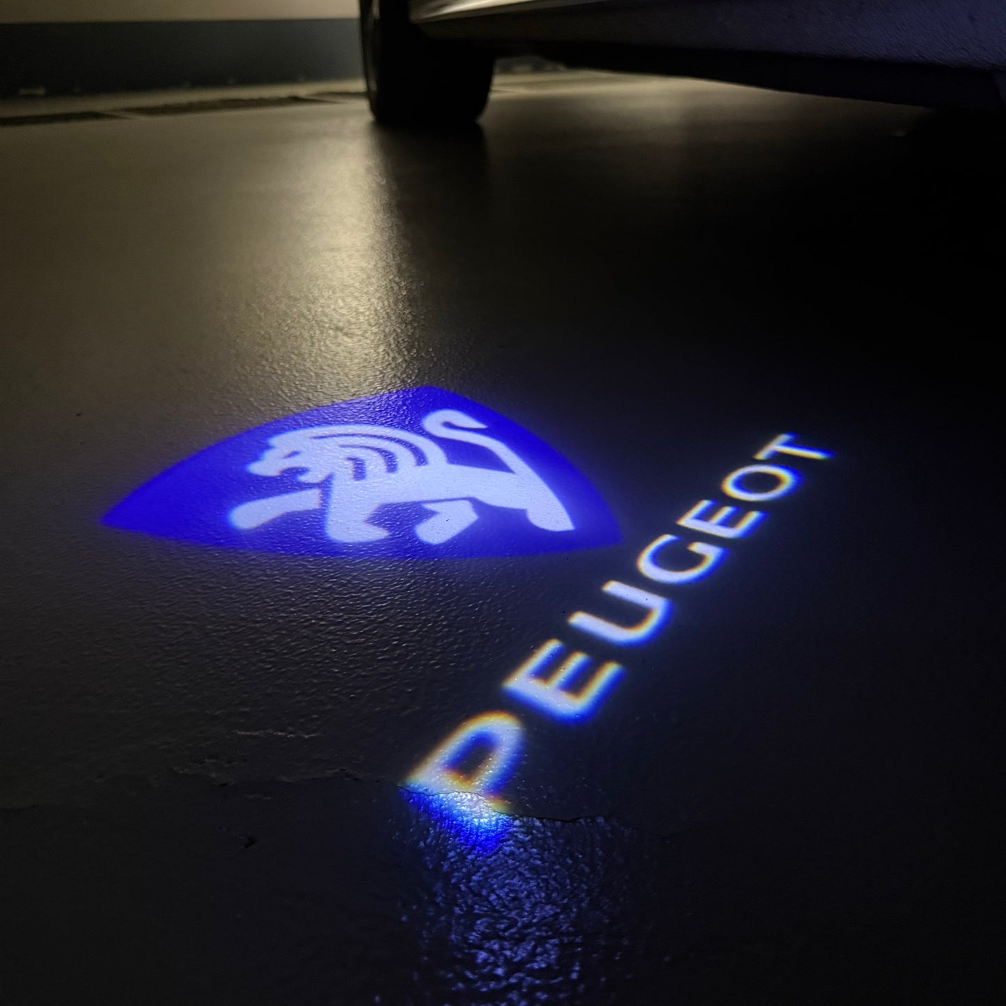 PEUGEOT ORIGINAL LOGO PROJECTOT LIGHTS (quantity 1 = 1 sets/2 door lights) Nr.6024q70