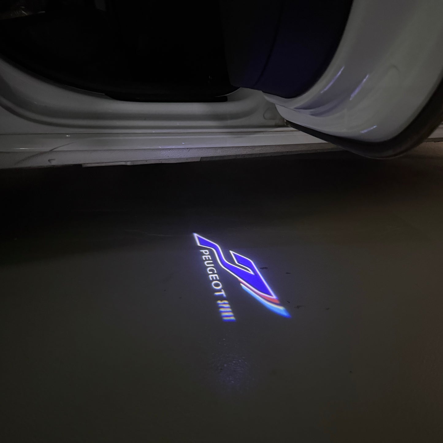 PEUGEOT SPORT LOGO PROJECTOT LIGHTS (quantity 1 = 1 sets/2 door lights) Nr.6024q78