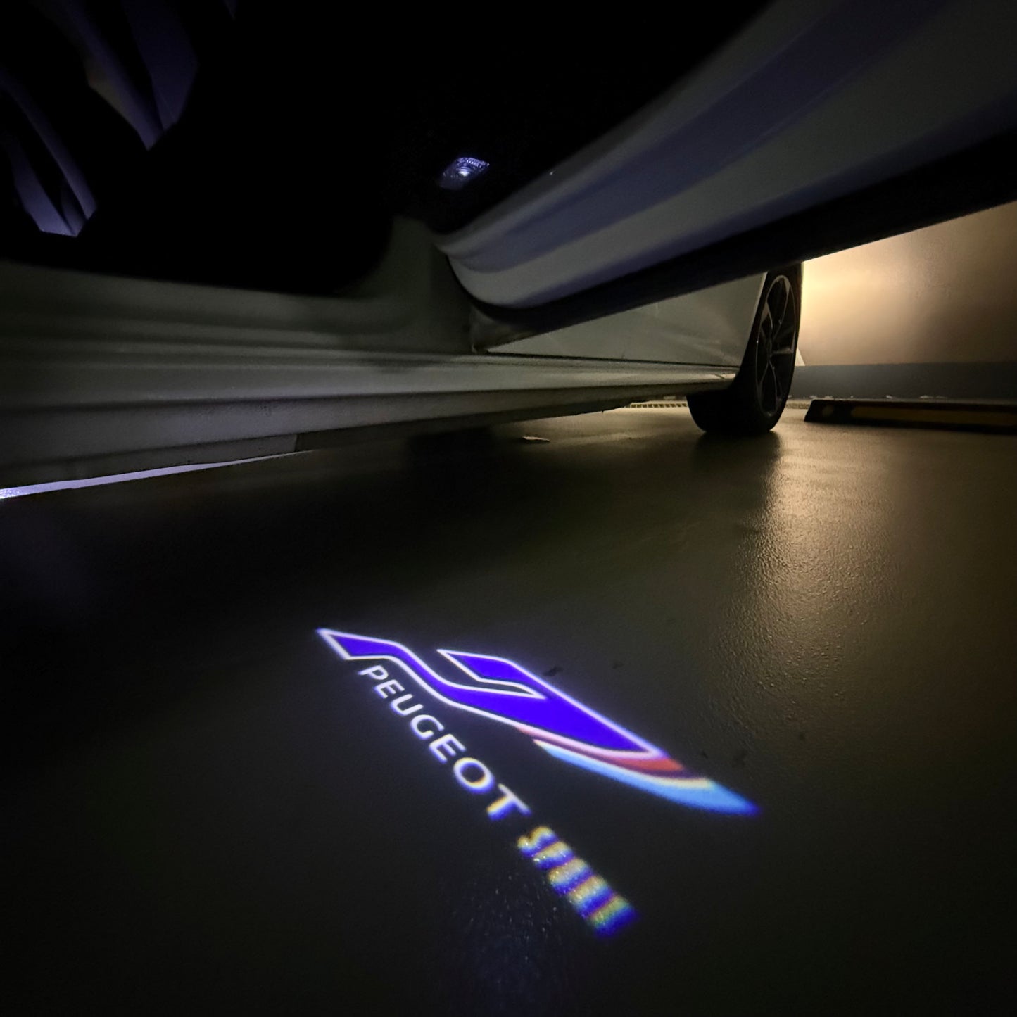 PEUGEOT SPORT LOGO PROJECTOT LIGHTS (quantity 1 = 1 sets/2 door lights) Nr.6024q78
