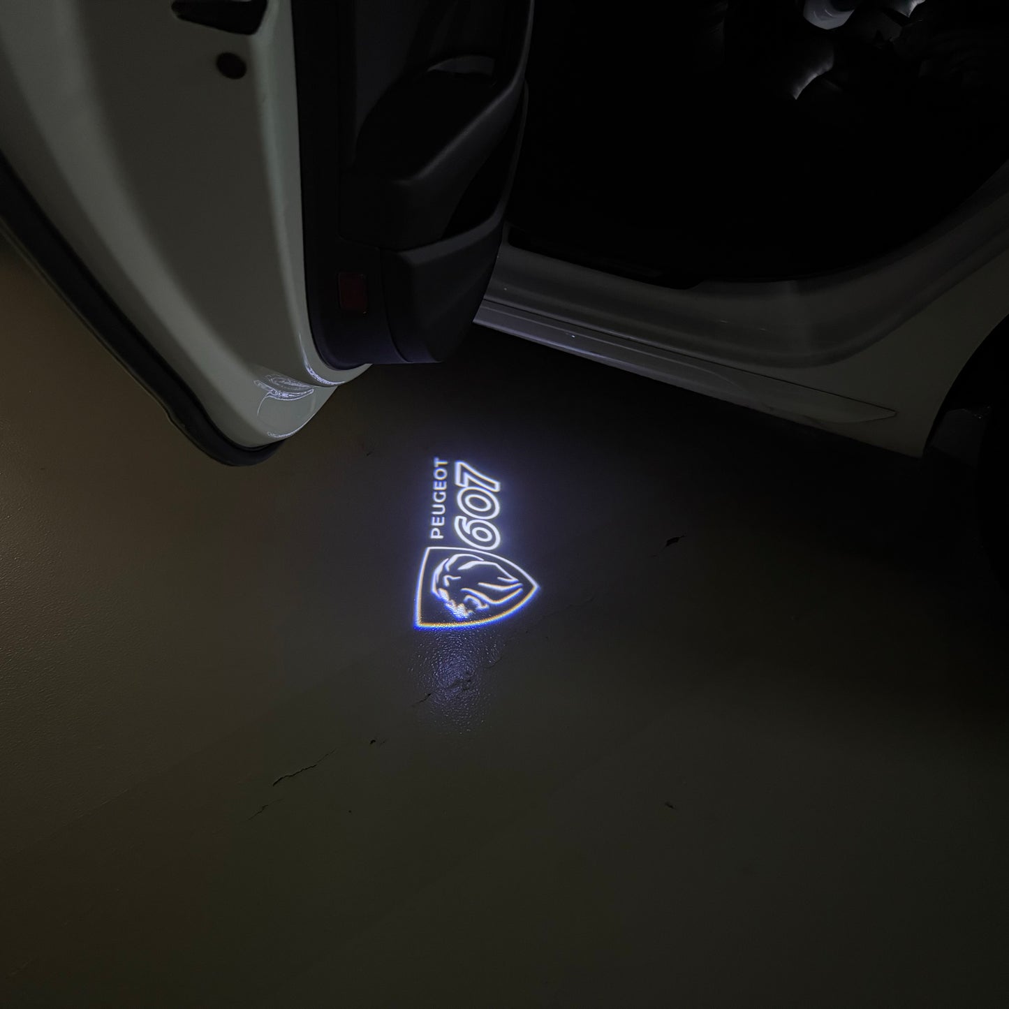 PEUGEOT 607 LOGO PROJECTOT LIGHTS (quantity 1 = 1 sets/2 door lights) Nr.6024q49