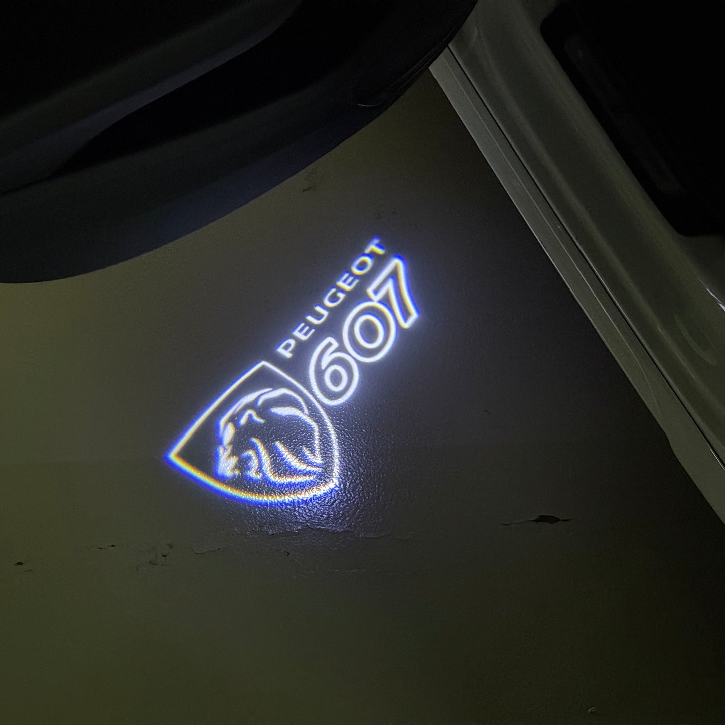 PEUGEOT 607 LOGO PROJECTOT LIGHTS (quantity 1 = 1 sets/2 door lights) Nr.6024q49