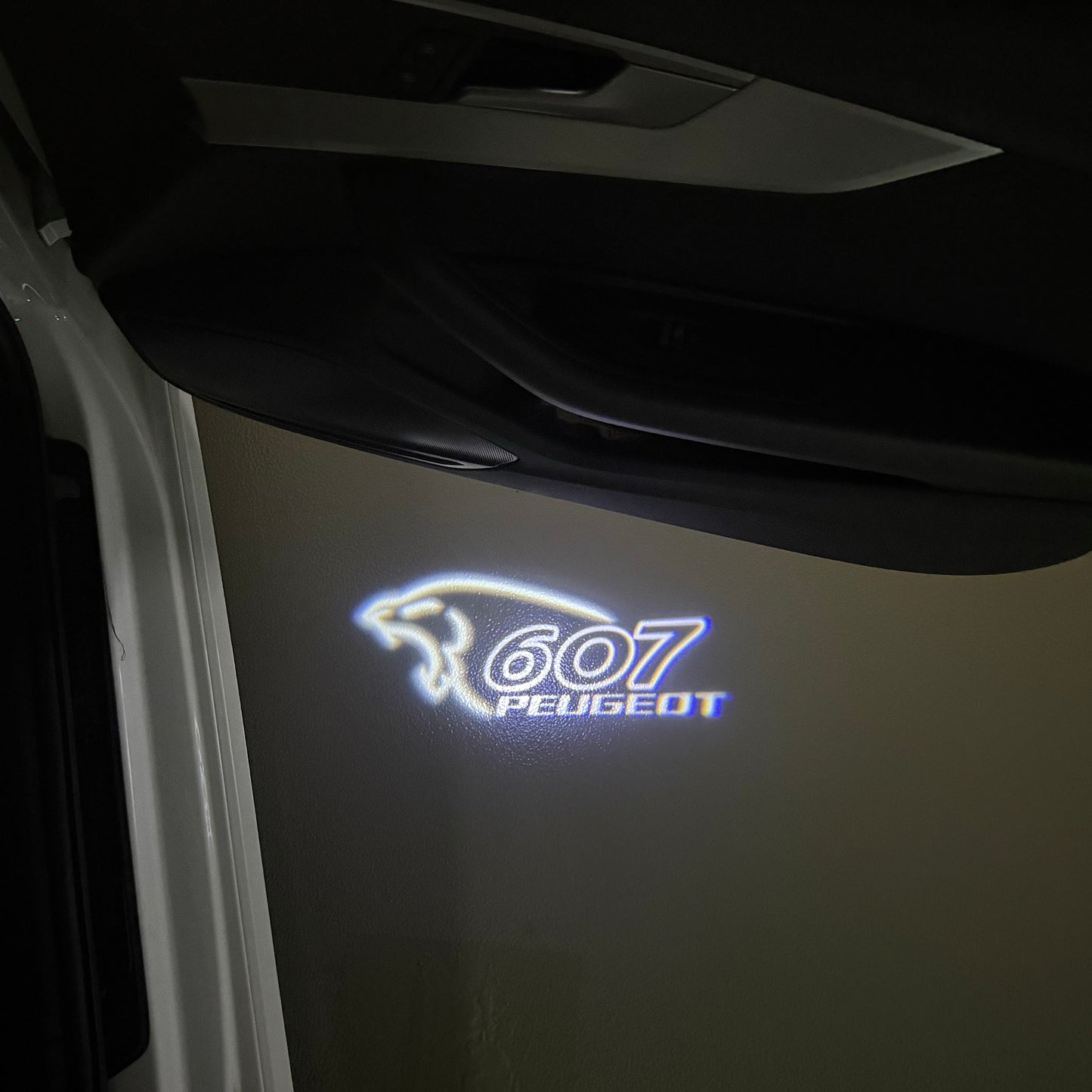 PEUGEOT 607 LOGO PROJECTOT LIGHTS (quantity 1 = 1 sets/2 door lights) Nr.6024q51