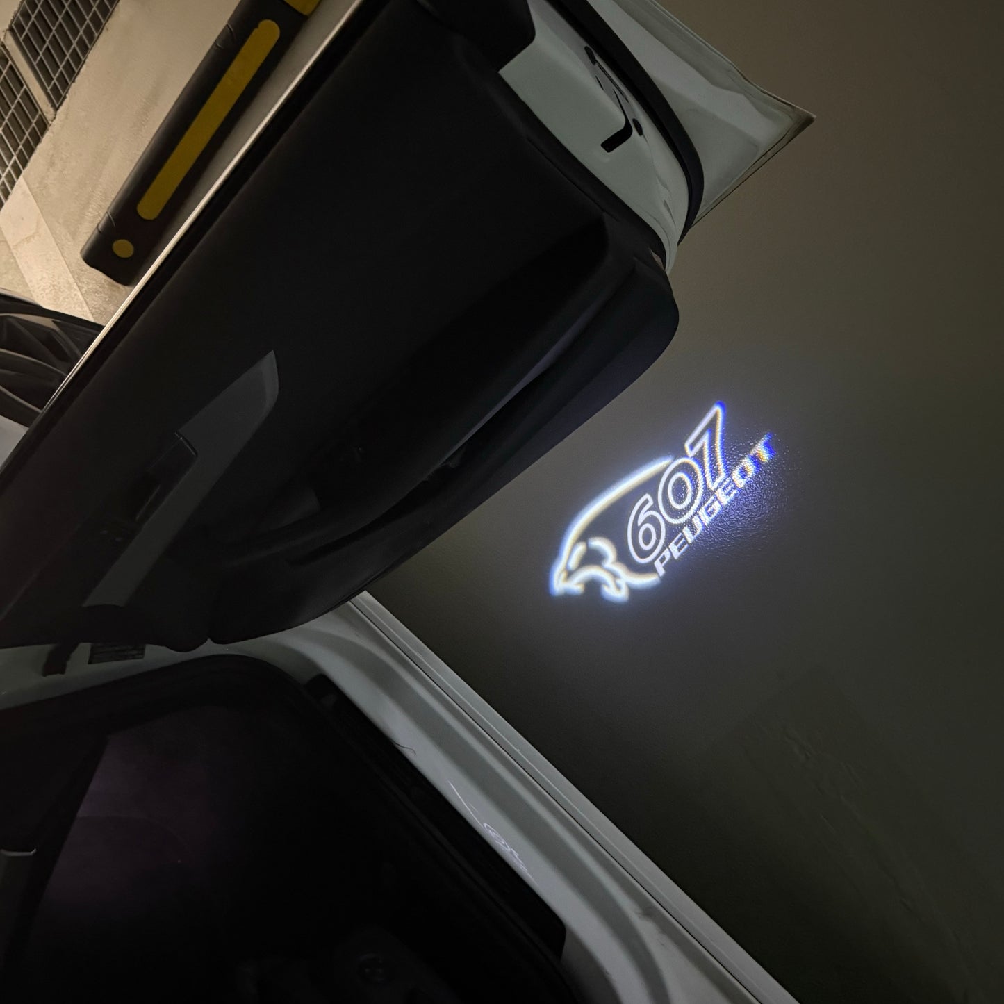 PEUGEOT 607 LOGO PROJECTOT LIGHTS (quantity 1 = 1 sets/2 door lights) Nr.6024q51