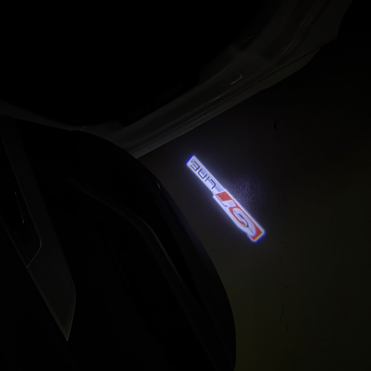 PEUGEOT GT LINE LOGO PROJECTOT LIGHTS (quantity 1 = 1 sets/2 door lights) Nr.6024q62
