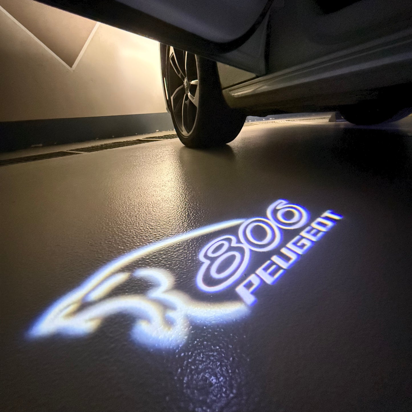 PEUGEOT 806 LOGO PROJECTOT LIGHTS (quantity 1 = 1 sets/2 door lights) Nr.6024q57