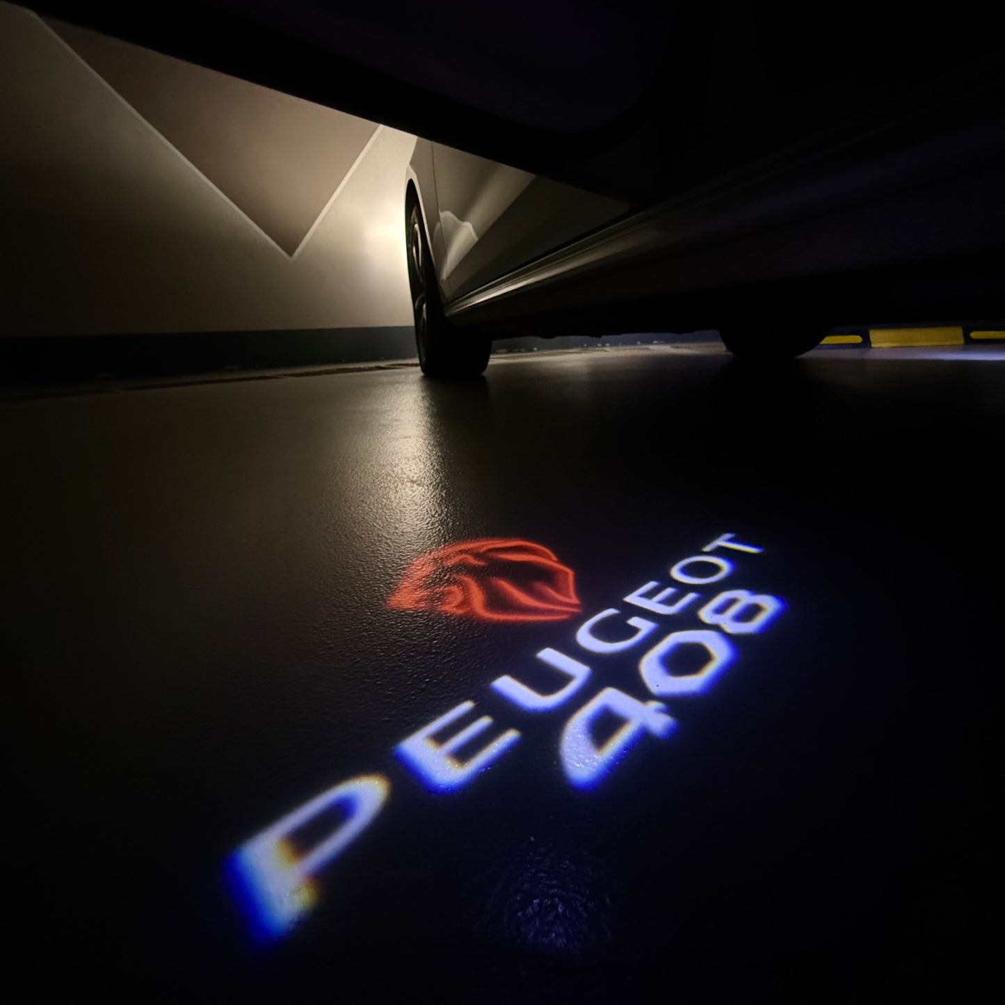 PEUGEOT 408 LOGO PROJECTOT LIGHTS (quantity 1 = 1 sets/2 door lights) Nr.6024q42