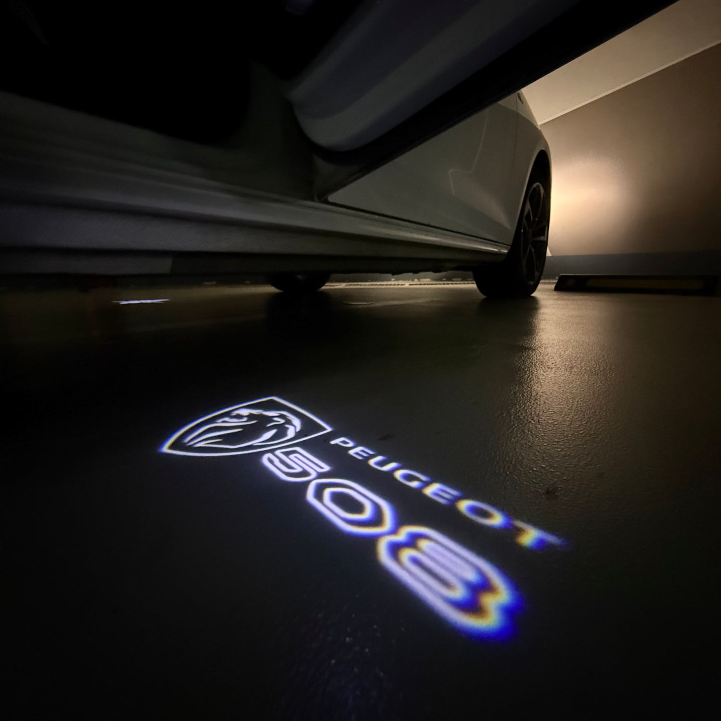 PEUGEOT 508 LOGO PROJECTOT LIGHTS (quantity 1 = 1 sets/2 door lights) Nr.6024q44