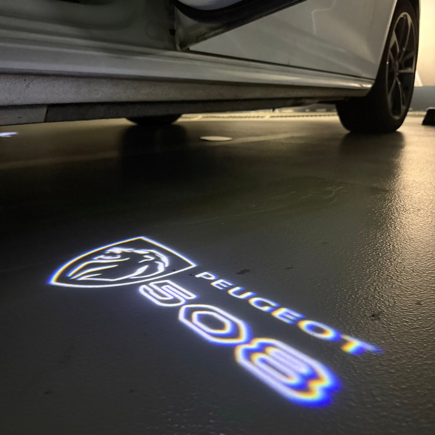 PEUGEOT 508 LOGO PROJECTOT LIGHTS (quantity 1 = 1 sets/2 door lights) Nr.6024q44