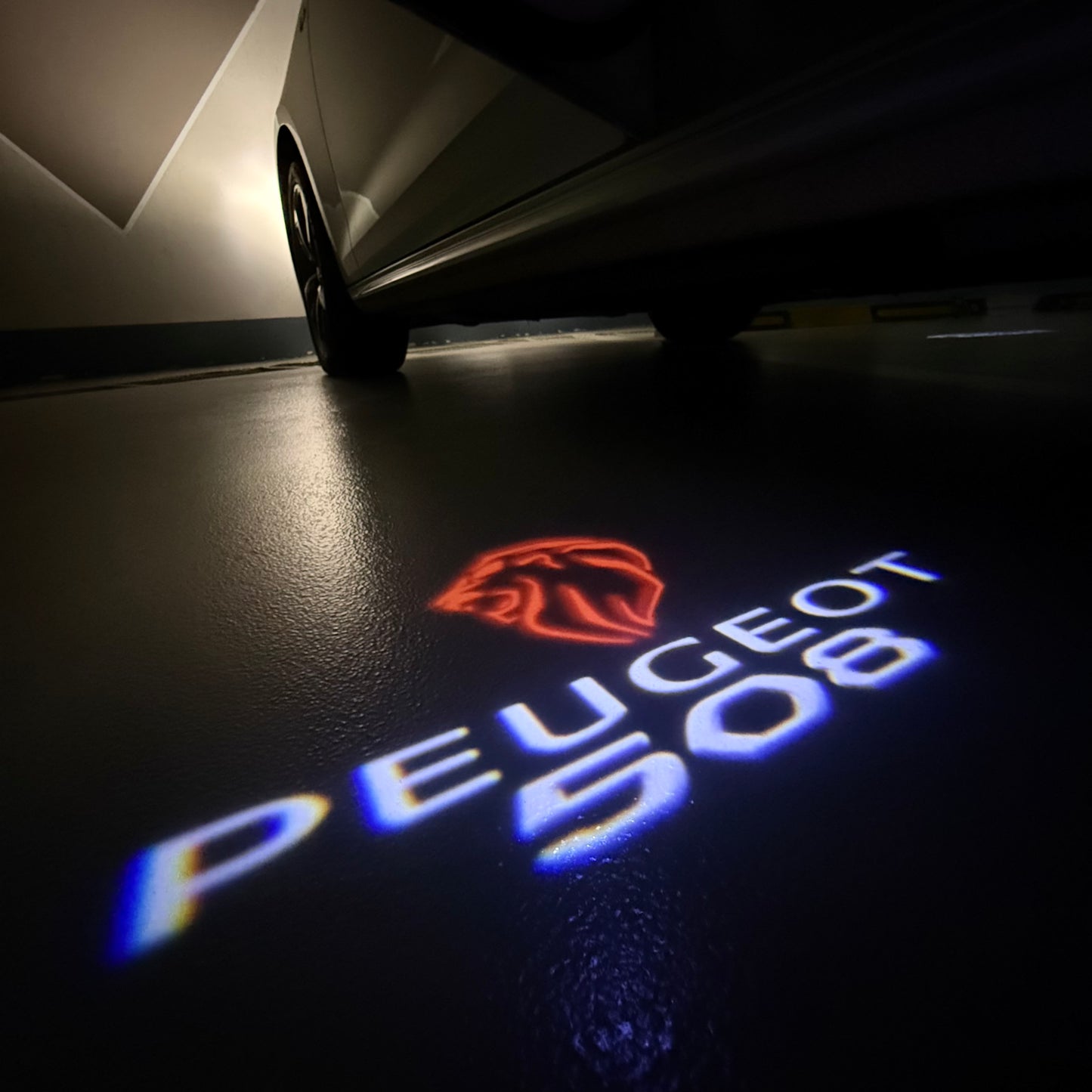 PEUGEOT 508 LOGO PROJECTOT LIGHTS (quantity 1 = 1 sets/2 door lights) Nr.6024q46