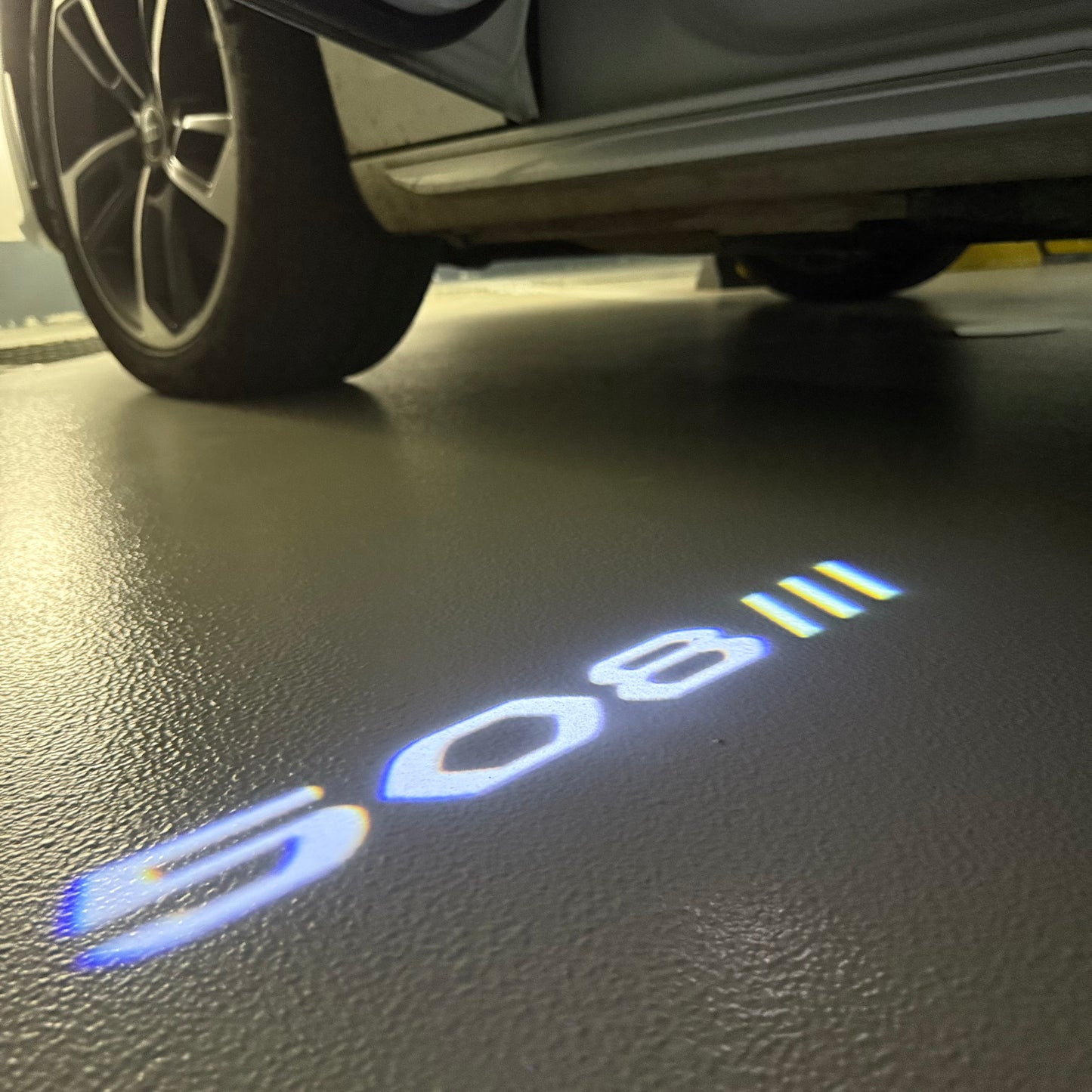 PEUGEOT 508 LOGO PROJECTOT LIGHTS (quantity 1 = 1 sets/2 door lights) Nr.6024q45