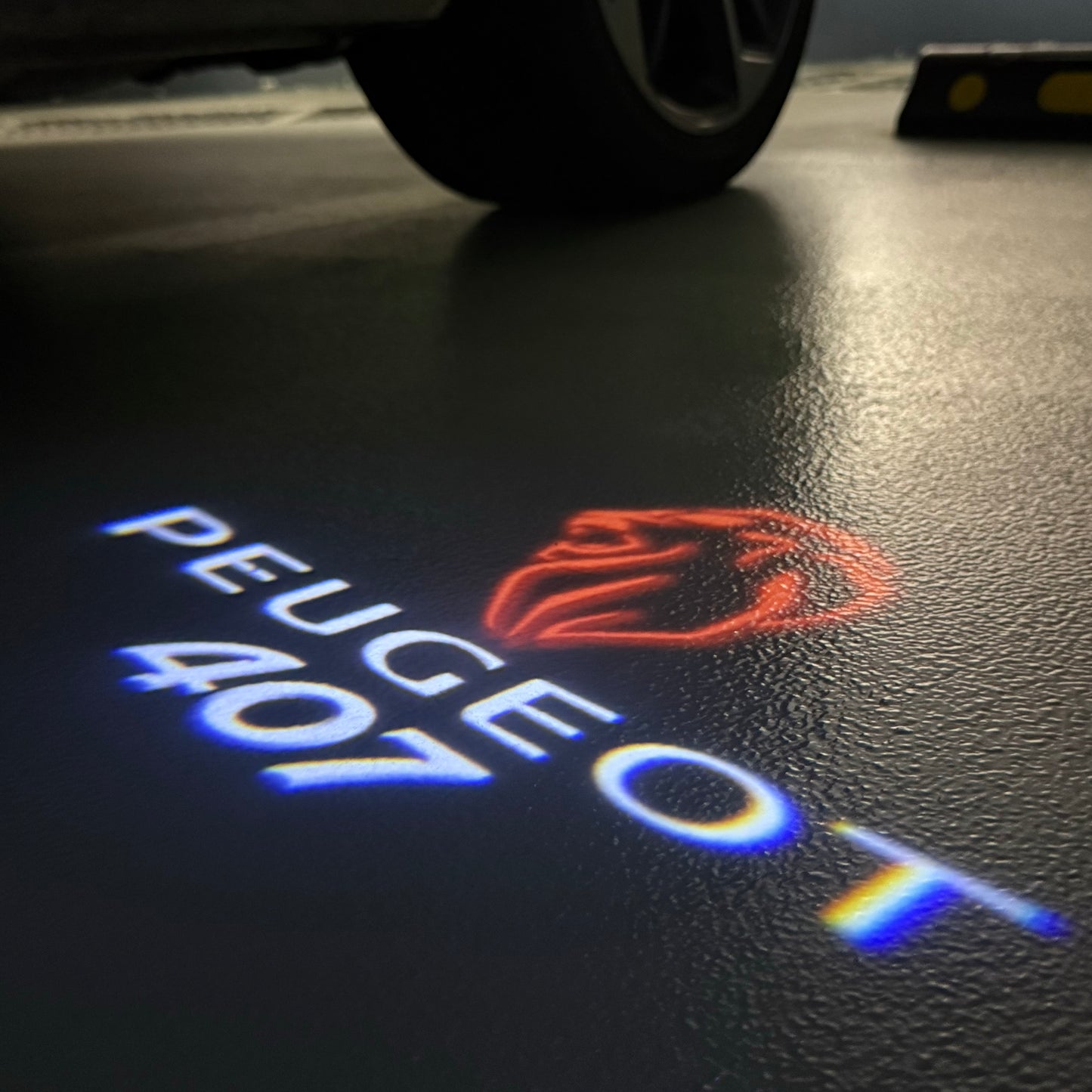 PEUGEOT 407 LOGO PROJECTOT LIGHTS (quantity 1 = 1 sets/2 door lights) Nr.6024q34