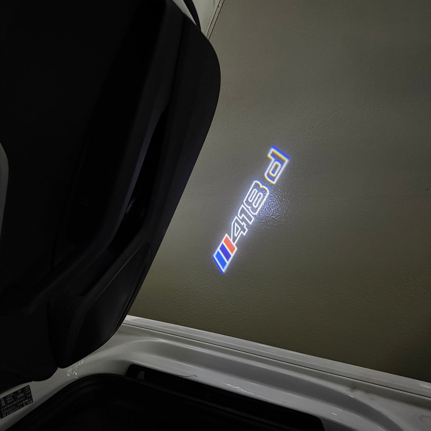BMW 4 SERIES 418 d LOGO PROJECTOT LIGHTS (quantity 1 = 1 sets/2 door lights) Nr.6024q50
