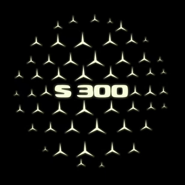 MERCEDES BENZ S 300 LOGO PROJECTOR LIGHTS (quantity 1 = 1 sets/2 door lights)Nr.03f020