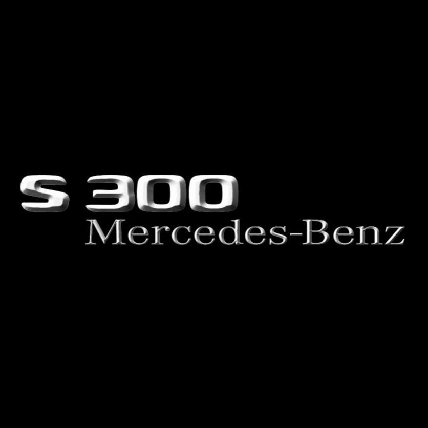 MERCEDES BENZ S 300 LOGO PROJECTOR LIGHTS (quantity 1 = 1 sets/2 door lights)Nr.03f021