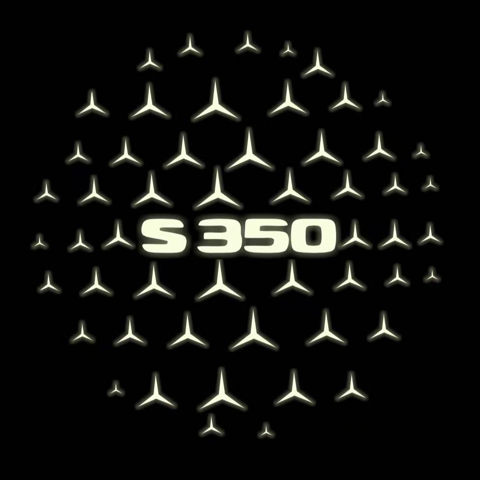 MERCEDES BENZ S 350 LOGO PROJECTOR LIGHTS (quantity 1 = 1 sets/2 door lights)Nr.03f028