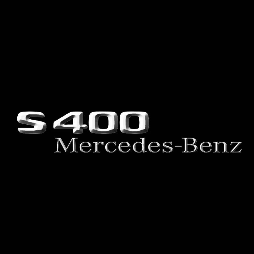 MERCEDES BENZ S 400 LOGO PROJECTOR LIGHTS (quantity 1 = 1 sets/2 door lights)Nr.03f034