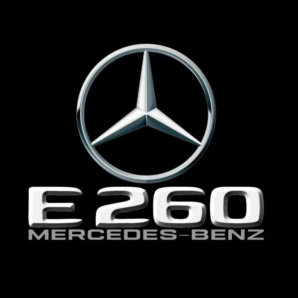 MERCEDES BENZ E 260 LOGO PROJECTOT LIGHTS (quantity 1 = 1 sets/2 door lights)Nr.03f025