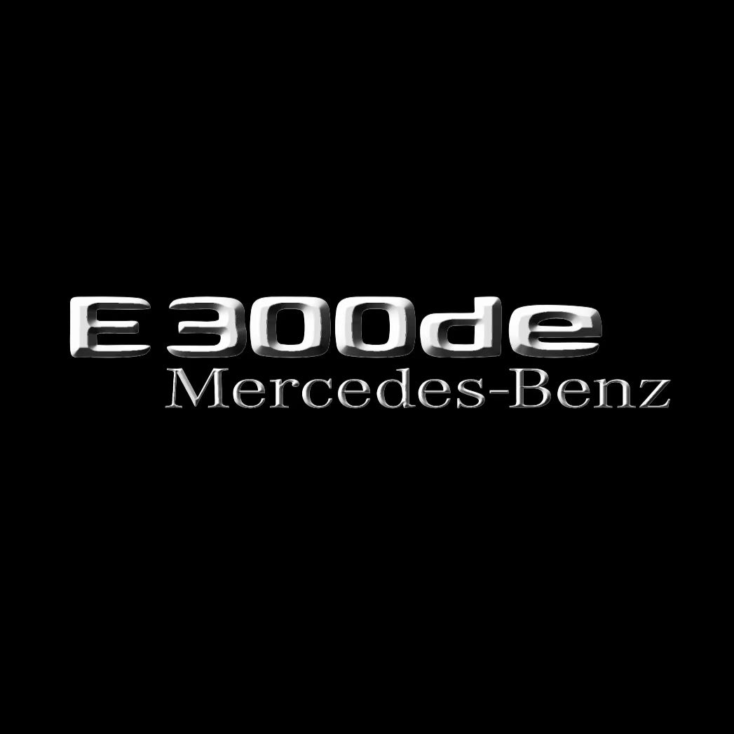 MERCEDES BENZ E 300de LOGO PROJECTOT LIGHTS (quantity 1 = 1 sets/2 door lights)Nr.03f034