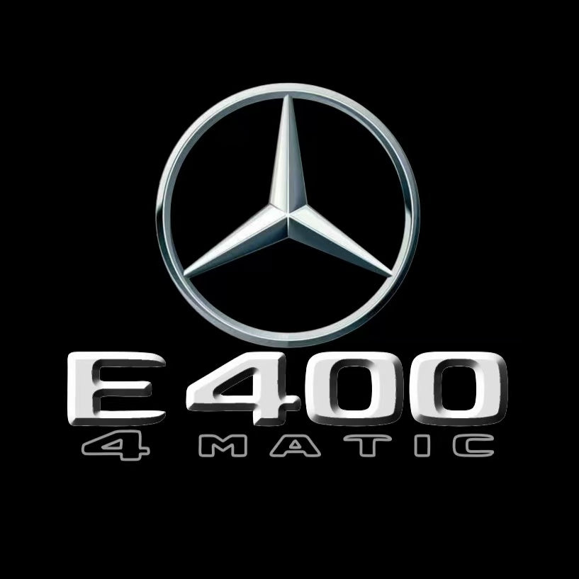 MERCEDES BENZ E 400 LOGO PROJECTOT LIGHTS (quantity 1 = 1 sets/2 door lights)Nr.03f045