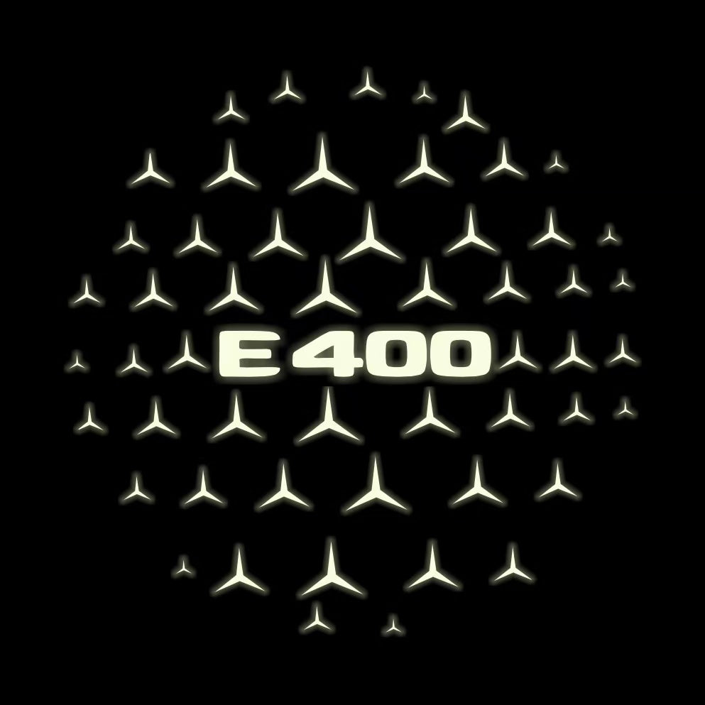 MERCEDES BENZ E 400 LOGO PROJECTOT LIGHTS (quantity 1 = 1 sets/2 door lights)Nr.03f047