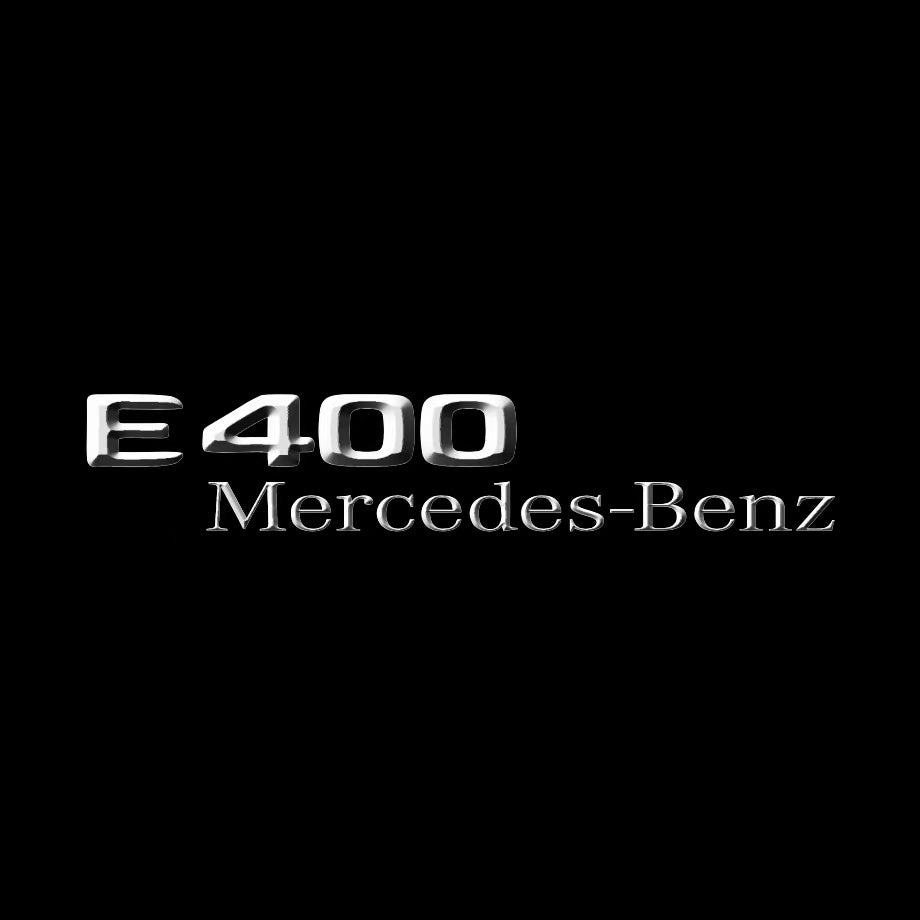 MERCEDES BENZ E 400 LOGO PROJECTOT LIGHTS (quantity 1 = 1 sets/2 door lights)Nr.03f048