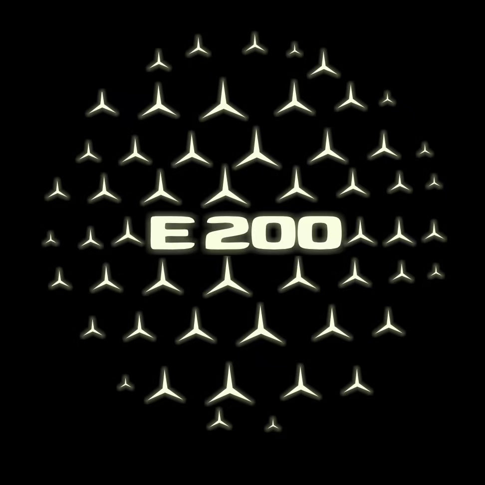 MERCEDES BENZ E 200 LOGO PROJECTOT LIGHTS (quantity 1 = 1 sets/2 door lights)Nr.03f015
