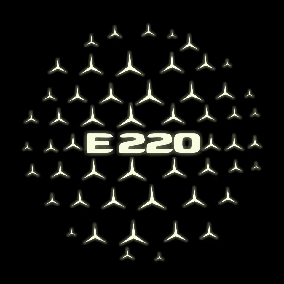 MERCEDES BENZ E 220 LOGO PROJECTOT LIGHTS (quantity 1 = 1 sets/2 door lights)Nr.03f019