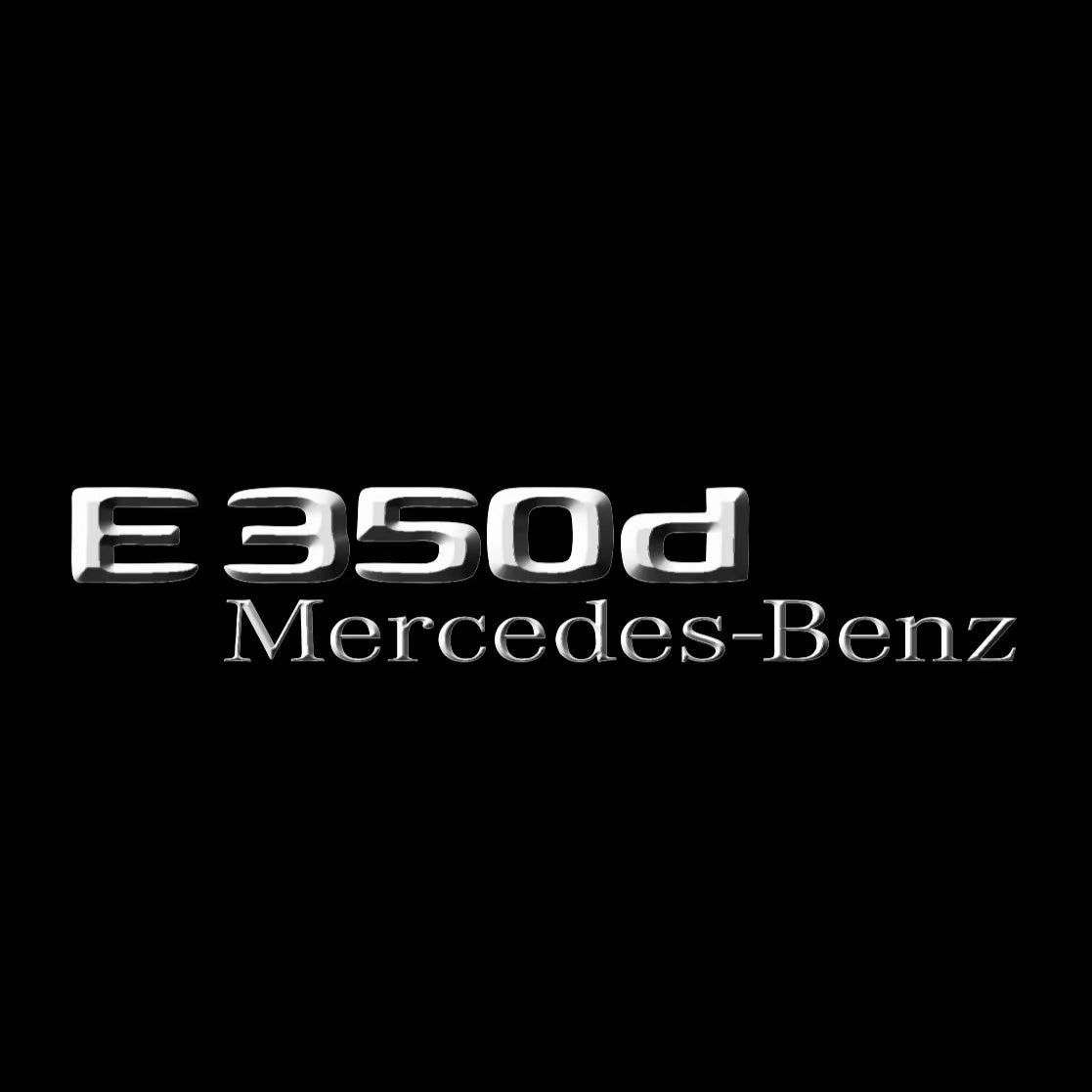 MERCEDES BENZ E 350d LOGO PROJECTOT LIGHTS (quantity 1 = 1 sets/2 door lights)Nr.03f039
