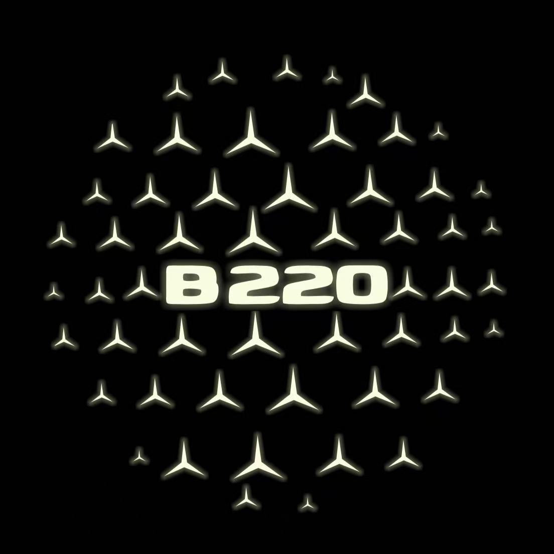 MERCEDES BENZ B220 LOGO PROJECTOT LIGHTS (quantity 1 = 1 sets/2 door lights)Nr.03f06