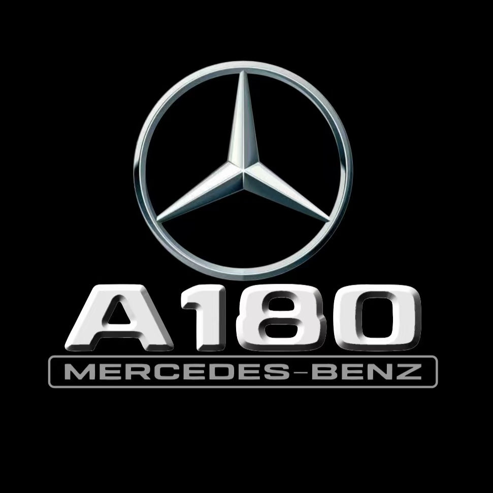 MERCEDES BENZ A180 LOGO PROJECTOR LIGHTS (quantity 1 = 1 sets/2 door lights)Nr.03f014
