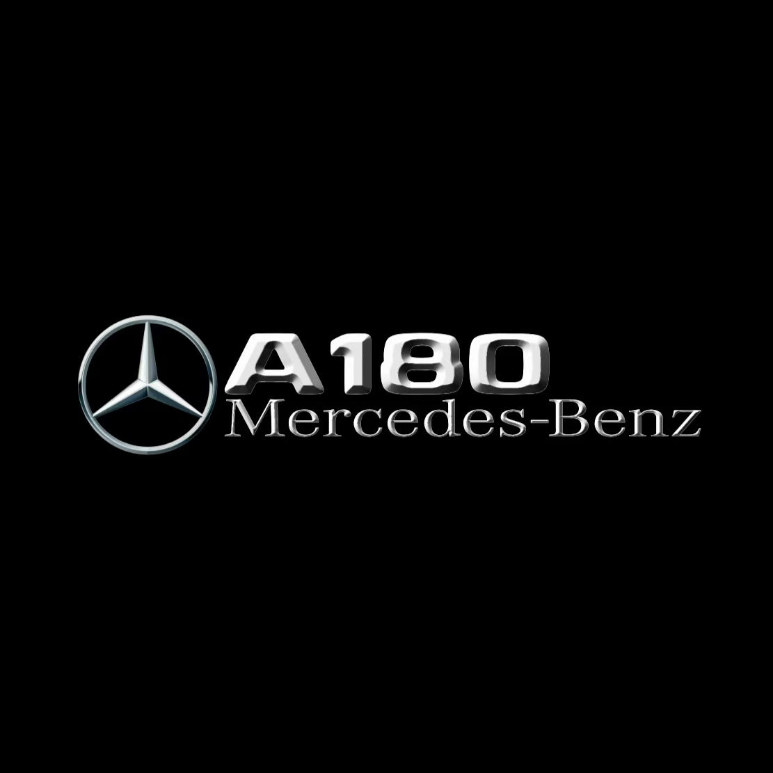MERCEDES BENZ A180 LOGO PROJECTOR LIGHTS (quantity 1 = 1 sets/2 door lights)Nr.03f013