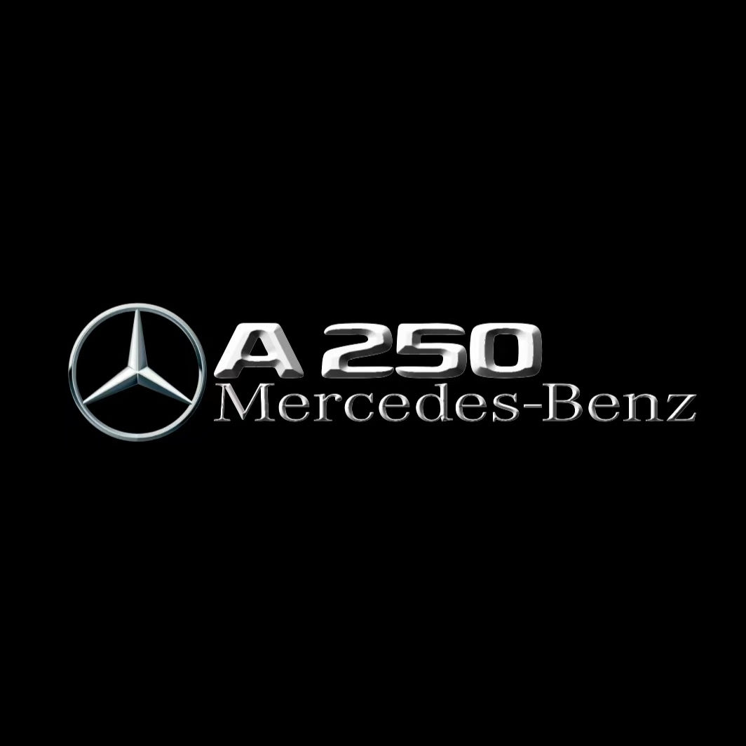 MERCEDES BENZ A250 LOGO PROJECTOR LIGHTS (quantity 1 = 1 sets/2 door lights)Nr.03f04