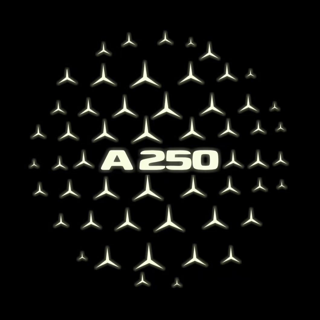 MERCEDES BENZ A250 LOGO PROJECTOR LIGHTS (quantity 1 = 1 sets/2 door lights)Nr.03f03