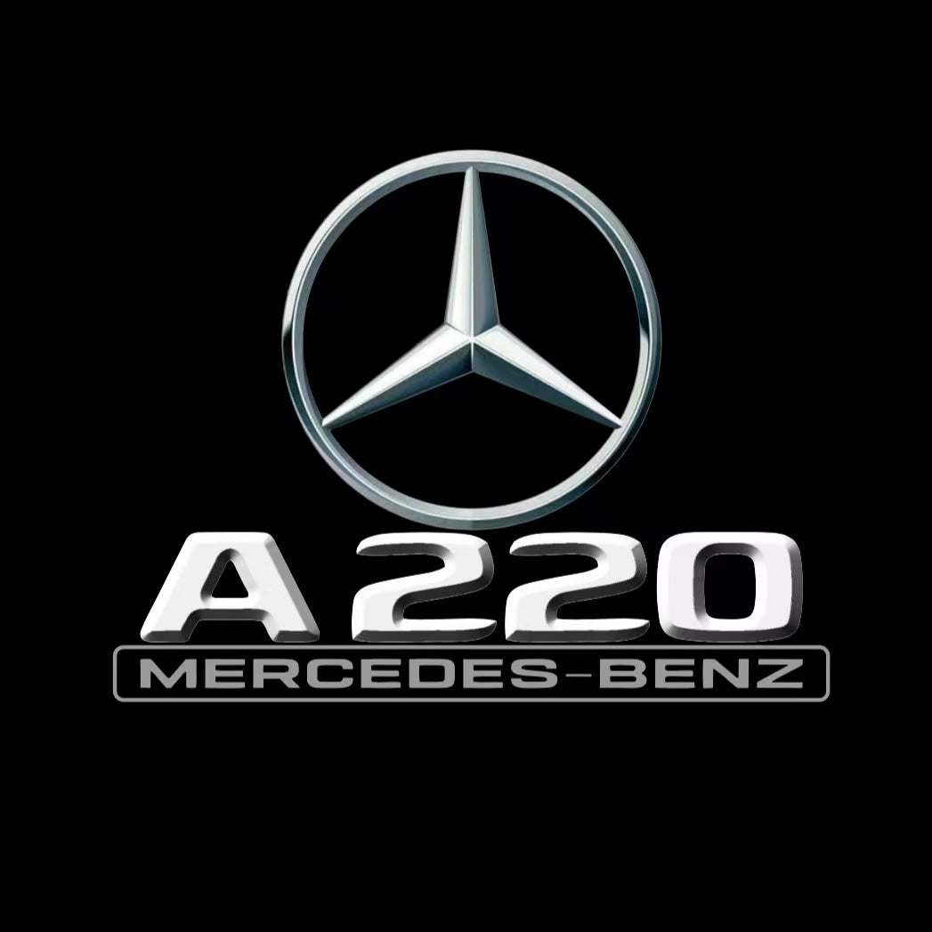 MERCEDES BENZ A220 LOGO PROJECTOR LIGHTS (quantity 1 = 1 sets/2 door lights)Nr.03f08
