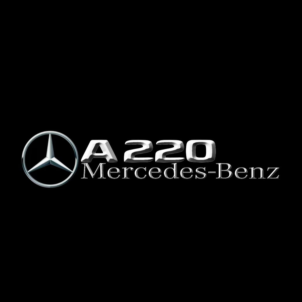MERCEDES BENZ A220 LOGO PROJECTOR LIGHTS (quantity 1 = 1 sets/2 door lights)Nr.03f07
