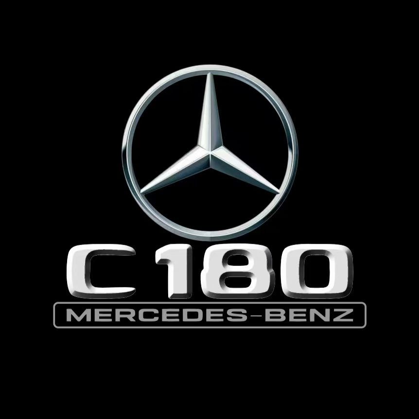 MERCEDES BENZ C 180 LOGO PROJECTOT LIGHTS (quantity 1 = 1 sets/2 door lights)Nr.03f019