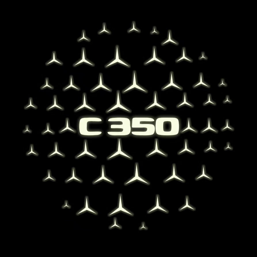 MERCEDES BENZ C 350 LOGO PROJECTOT LIGHTS (quantity 1 = 1 sets/2 door lights)Nr.03f041