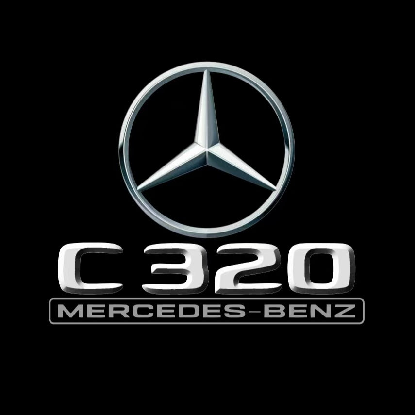 MERCEDES BENZ C 320 LOGO PROJECTOT LIGHTS (quantity 1 = 1 sets/2 door lights)Nr.03f037