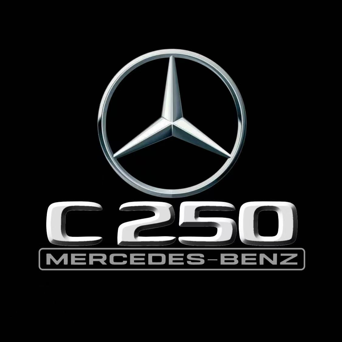 MERCEDES BENZ C 250 LOGO PROJECTOT LIGHTS (quantity 1 = 1 sets/2 door lights)Nr.03f027