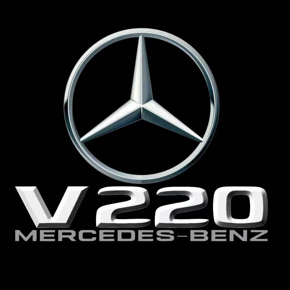 MERCEDES BENZ V 220 LOGO PROJECTOT LIGHTS (quantity 1 = 1 sets/2 door lights)Nr.03f04