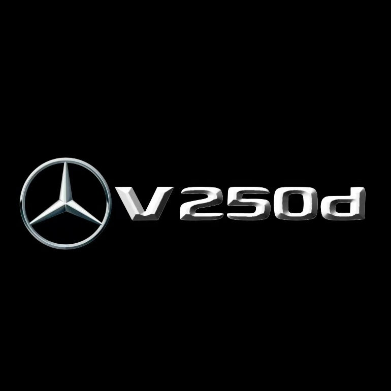 MERCEDES BENZ V 250d LOGO PROJECTOT LIGHTS (quantity 1 = 1 sets/2 door lights)Nr.03f08