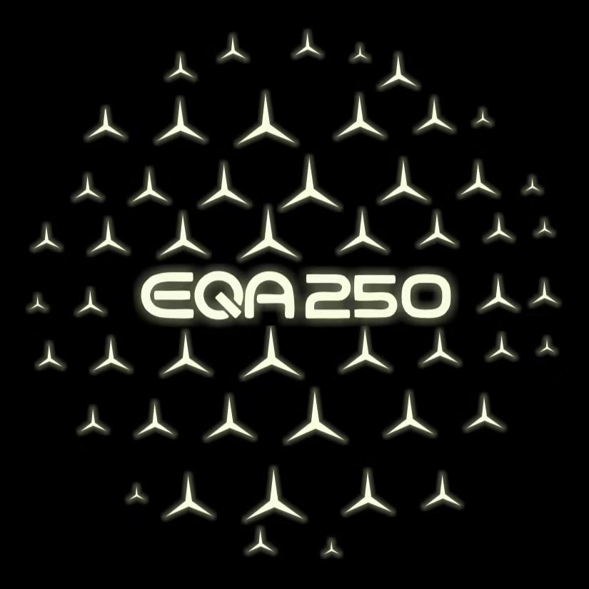 MERCEDES BENZ EQA 250 LOGO PROJECTOR LIGHTS (quantity 1 = 1 sets/2 door lights)Nr.03f05