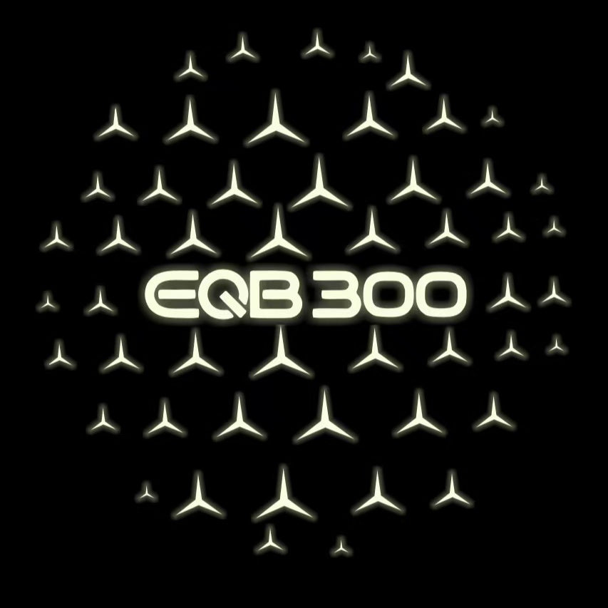 MERCEDES BENZ EQB 300 LOGO PROJECTOR LIGHTS (quantity 1 = 1 sets/2 door lights)Nr.03f019