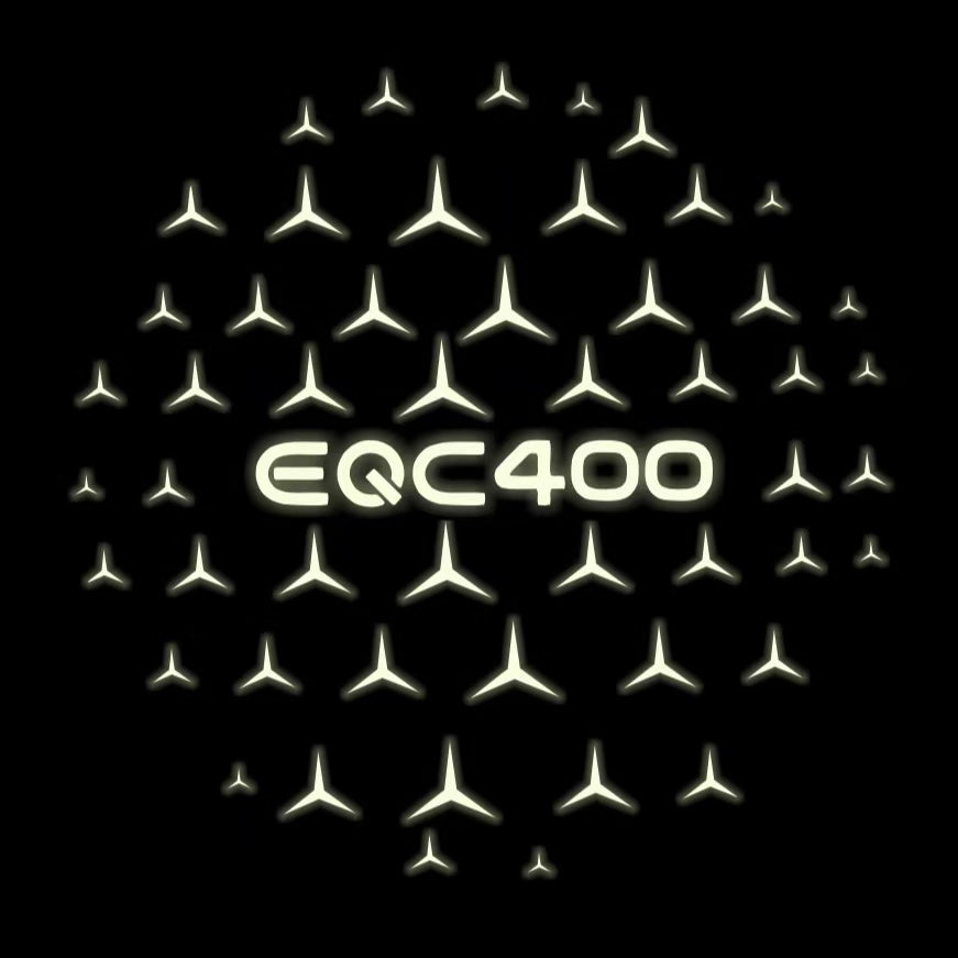 MERCEDES BENZ EQC 400 LOGO PROJECTOR LIGHTS (quantity 1 = 1 sets/2 door lights)Nr.03f011