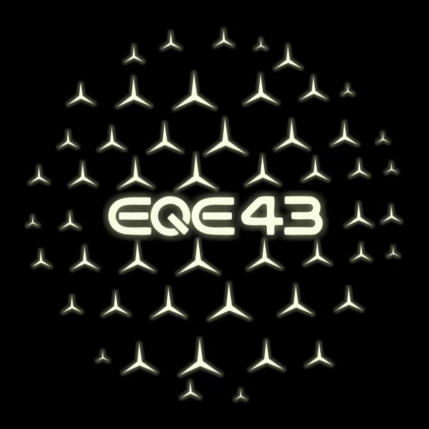 MERCEDES BENZ EQE 43 LOGO PROJECTOR LIGHTS (quantity 1 = 1 sets/2 door lights)Nr.03f010