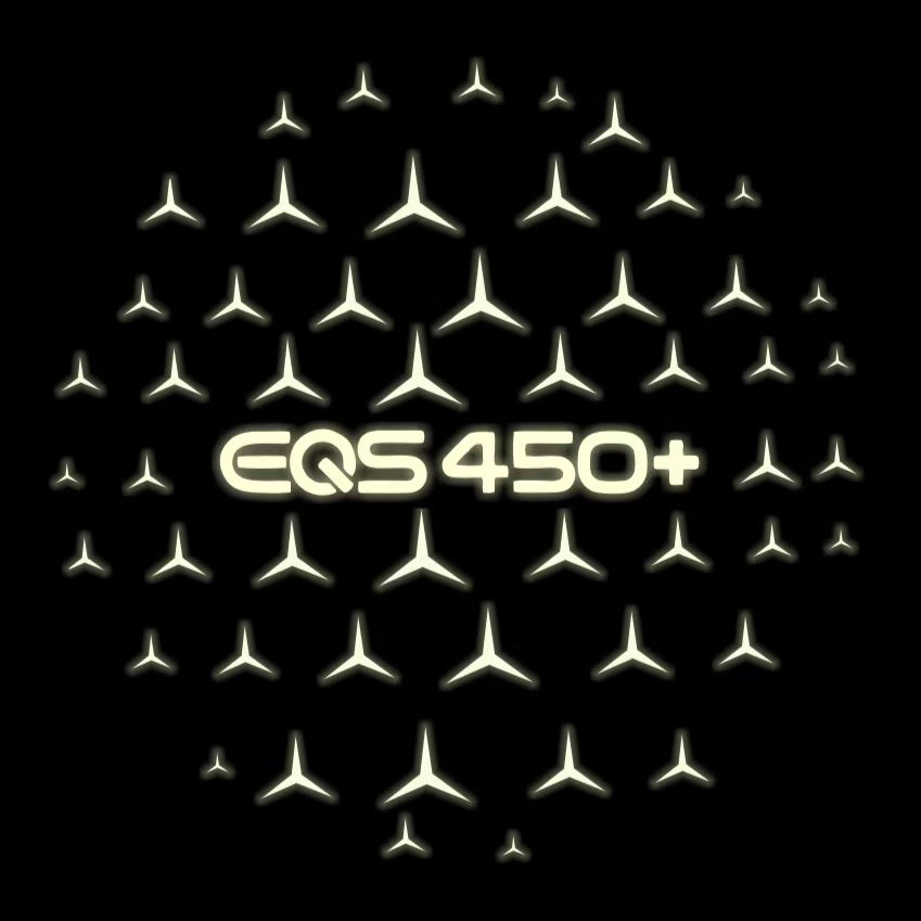 MERCEDES BENZ EQS 450 LOGO PROJECTOR LIGHTS (quantity 1 = 1 sets/2 door lights)Nr.03f06