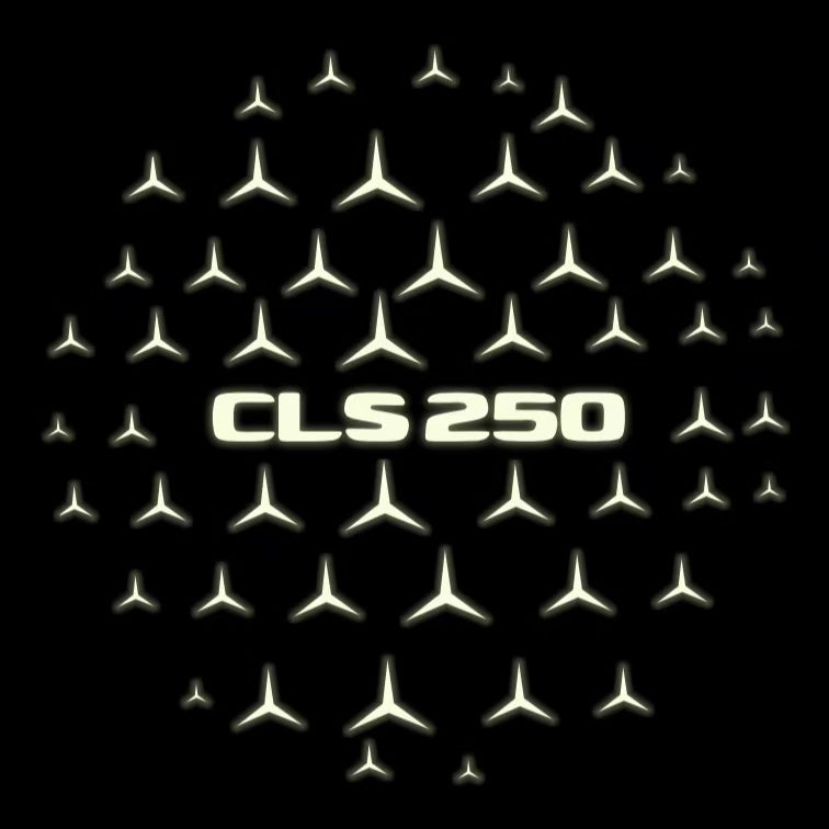 MERCEDES BENZ CLS 250 LOGO PROJECTOT LIGHTS (quantity 1 = 1 sets/2 door lights)Nr.03f023