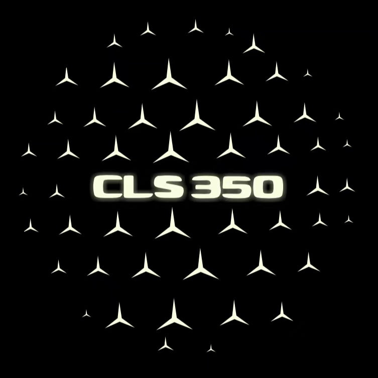 MERCEDES BENZ CLS 350 LOGO PROJECTOT LIGHTS (quantity 1 = 1 sets/2 door lights)Nr.03f028