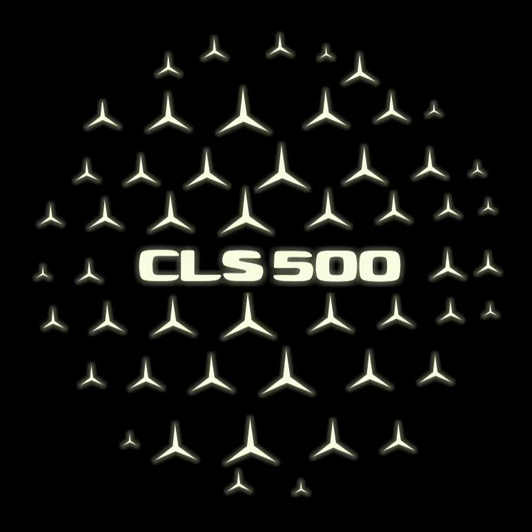 MERCEDES BENZ CLS 500 LOGO PROJECTOT LIGHTS (quantity 1 = 1 sets/2 door lights)Nr.03f034